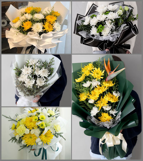 山东青岛平度市旧店镇山里石家村白事花束代送